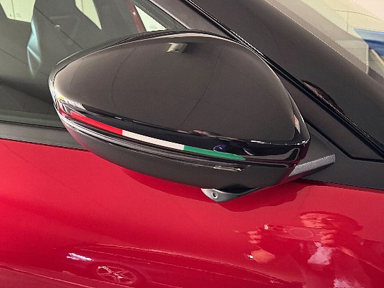 アルファロメオ ジュニア ドアミラー 3Dイタリアストリップ