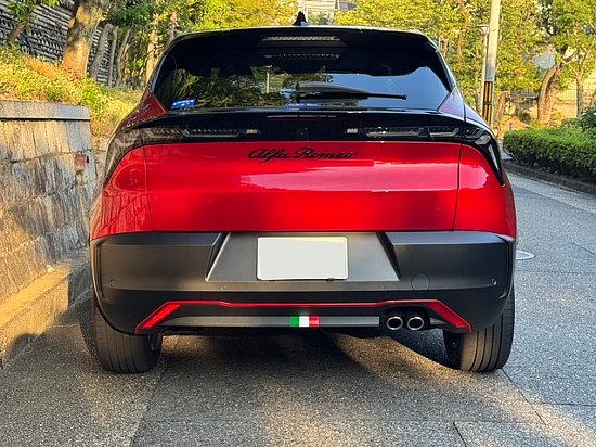 アルファ ロメオ ジュニア リアバンパー トリコローレ デカール　UNLIMITED