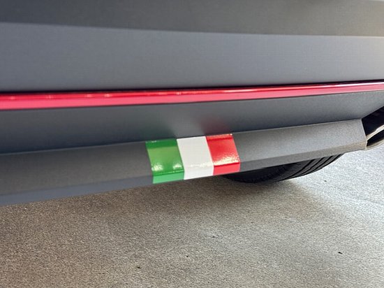 アルファ ロメオ ジュニア リアバンパー トリコローレ デカール　UNLIMITED