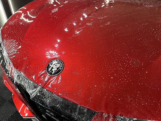 アルファ ロメオ ジュニアにプロテクションフィルム施工　UNLIMITED