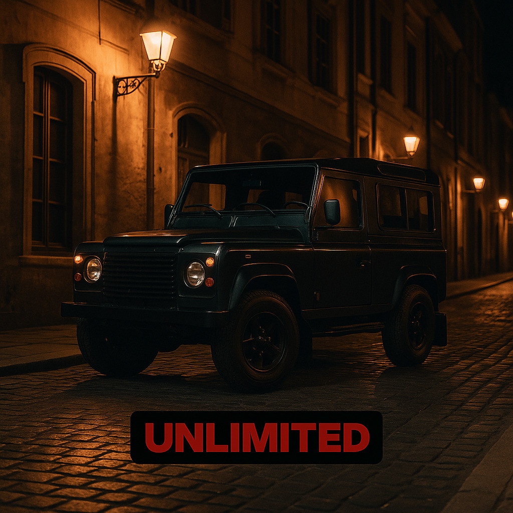 夜のストーリーが映し出す、UNLIMITEDの世界観  ランドローバー ディフェンダー