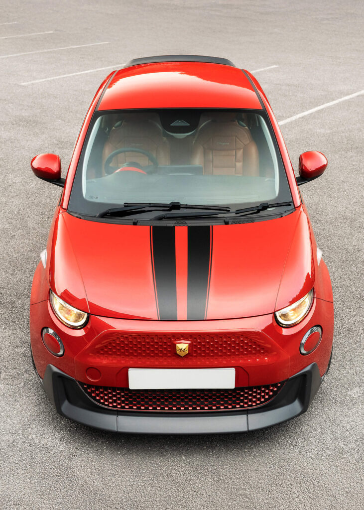 Kahn DesignによるFIAT 500e Designio Rosso、鮮やかなロッソボディと英国クラフトマンシップ融合UNLIMITED PARTS SALES