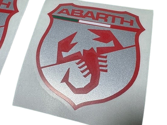 アバルトエンブレム（前後・左右）オーバーレイ　アバルト500/595/695/　UNLIMITED