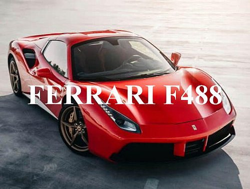 フェラーリ488 – F12 TDF カーボン製リアフォグランプカバー